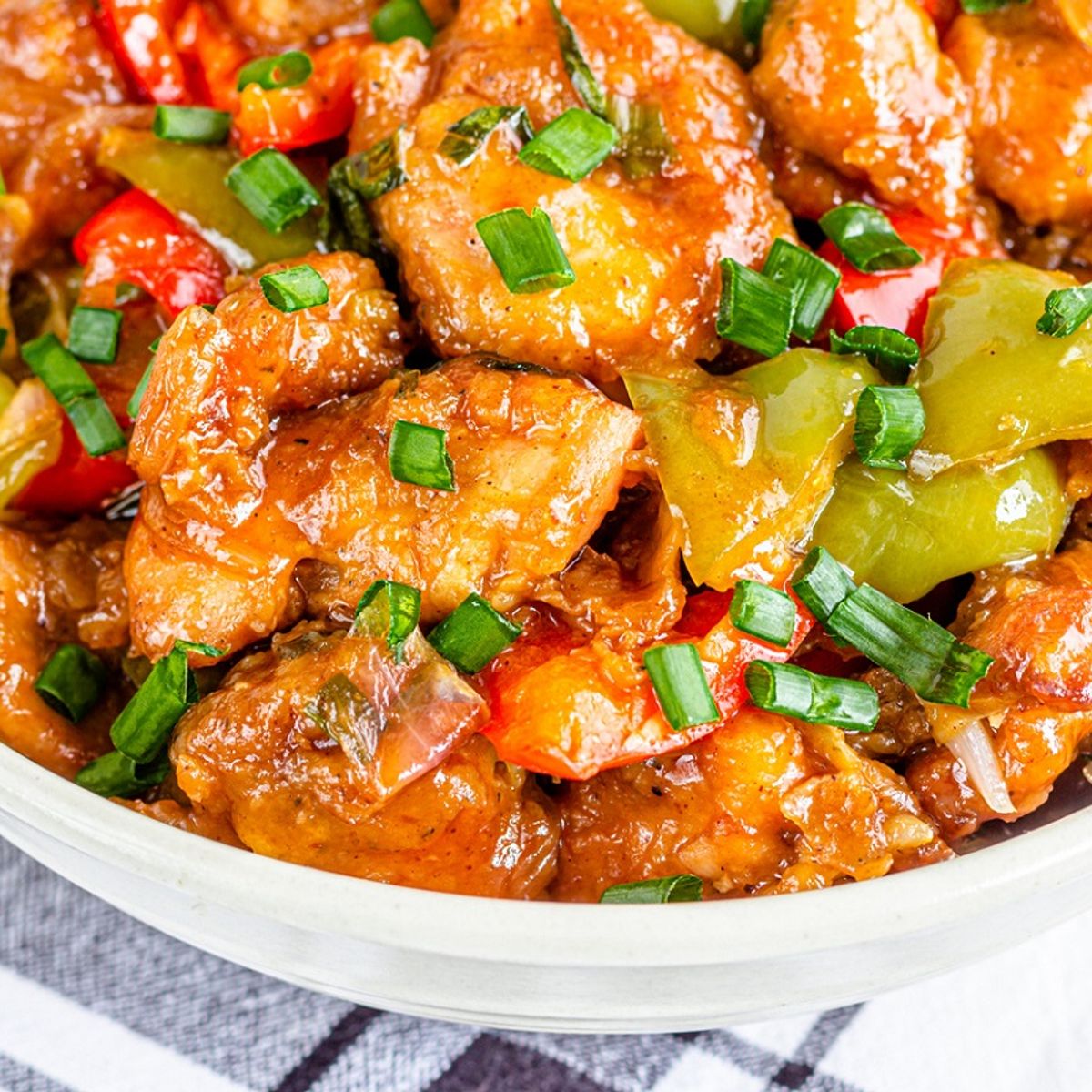 Frango xadrez rápido e delicioso!