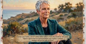 Jamie Lee Curtis, aos 67 anos, sobre saber a hora de encerrar um ciclo: “Quero aproveitar as oportunidades que tenho e sempre manter um pé do lado de fora”