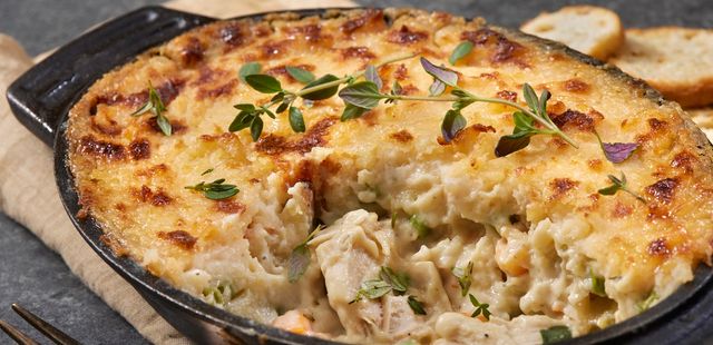Creme de frango cremoso e fácil para uma refeição reconfortante