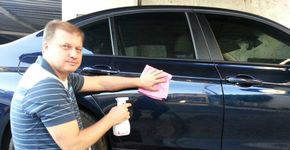 Dono de estacionamento desenvolve lava-rápido sustentável