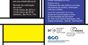ECA/USP abre inscrições para o processo seletivo do Curso de Especialização “Arte na Educação: teoria e prática”