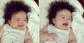 [Galeria de leitores] 70 fotos de bebês muito cabeludos
