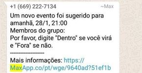 Conheça Max, um ‘robô’ que organiza seus eventos no WhatsApp de graça