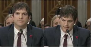 Ashton Kutcher faz discurso emocionante sobre tráfico de crianças