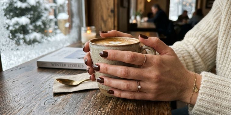 Featured main: Esqueça o vermelho: esta cor elegante deve aparecer muito nas unhas neste inverno