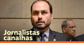 Jornalista ‘canalha’ ensina interpretação de texto a Carlos Bolsonaro