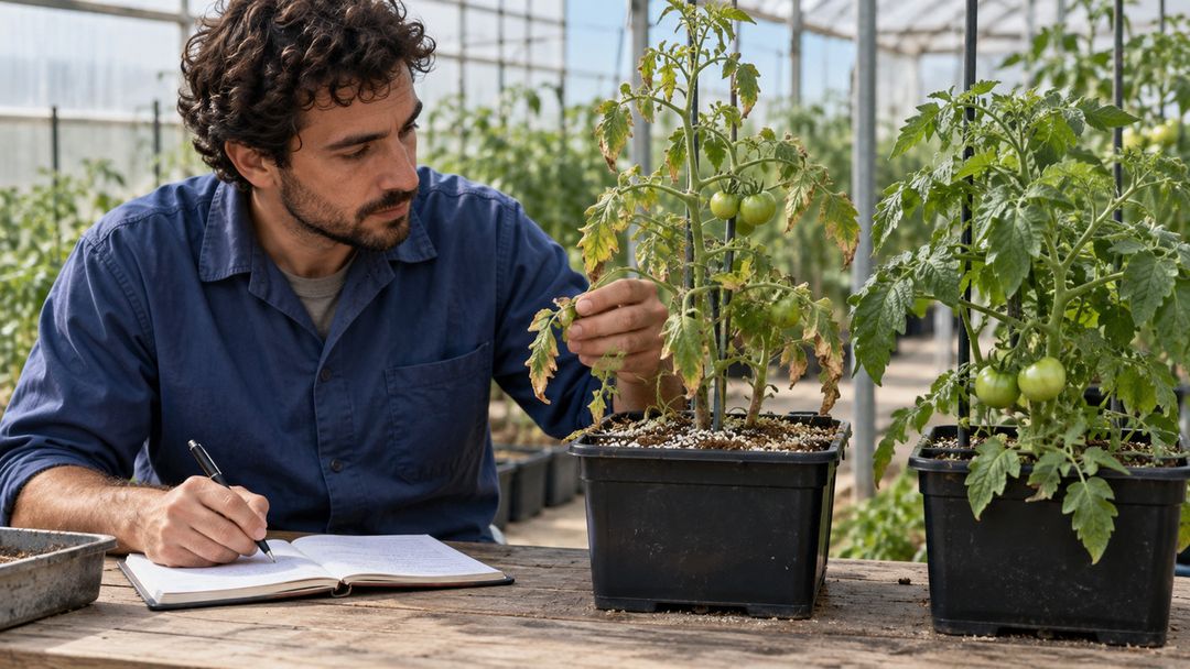 Folhas secas mostraram que excesso também pode prejudicar plantas.