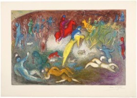 Gravura de Marc Chagall