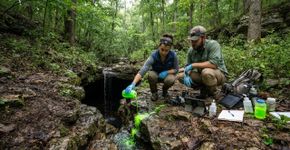 Cientistas jogaram corante em buracos no Kentucky e revelaram a rede subterrânea escondida que alimenta a Mammoth Cave
