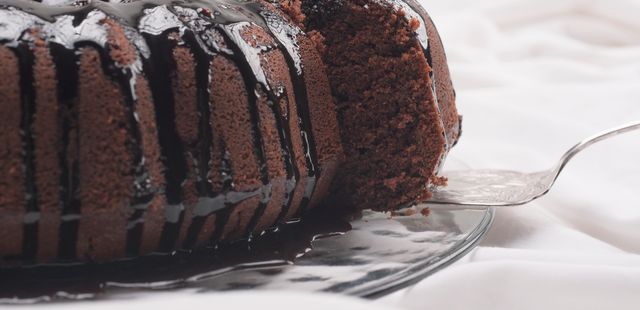 Bolo de chocolate de micro-ondas