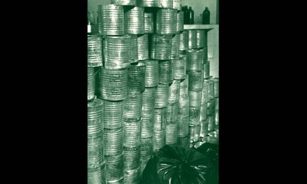 Milhares de latas são recolhidas pela polícia. (crédito: divulgação)