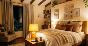 Aprenda a usar iluminação quente no quarto pra acabar com aquela luz branca que dá dor de cabeça e atrapalha o sono