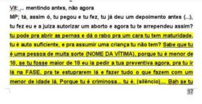 MP investiga promotor que humilhou vítima de estupro no RS