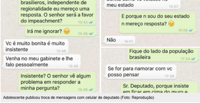 Adolescente acusa deputado de assédio. Ele nega.