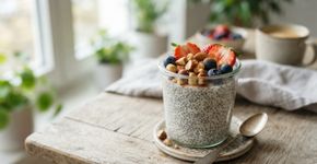 Cheio de proteínas e fibras, este pudim pode substituir o café da manhã de sempre