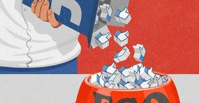 Ilustrações satirizam os problemas do mundo de hoje