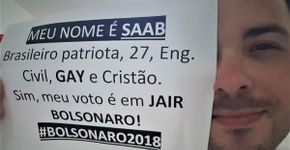 Datafolha mostra que 30%  da comunidade LGBT vota em  Bolsonaro
