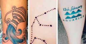 Galeria: tatuagens do signo de aquário
