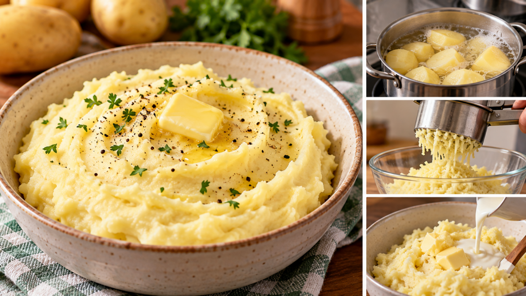 Espremedor, peneira ou liquidificador: entenda qual método usar para fazer um purê de batata cremoso sem deixar a mistura pesada e elástica.