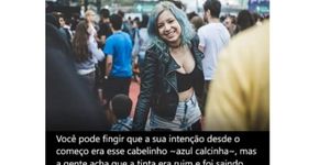 Marca de chiclete ridiculariza cabelos azuis e dá uma aula do que não fazer nas redes sociais