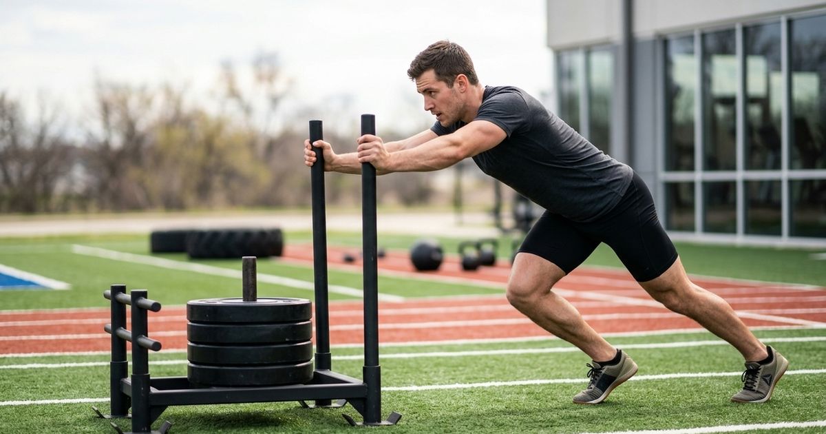 O arrasto do trenó: o exercício da moda que melhora a potência e a resistência muscular