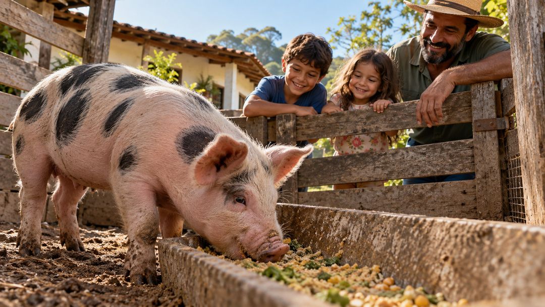 A família precisou conversar sobre afeto, criação e destino do animal.