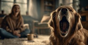 Por que seu cachorro boceja diante de você