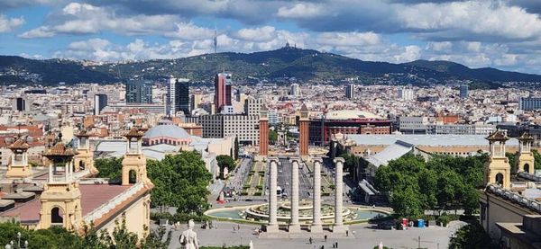 Vista de Barcelona a partir de Montjuïc