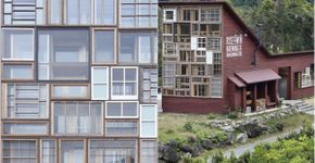 Feita de material reciclável, casa utiliza métodos antigos para reduzir uso de energia