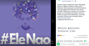 Hackers ajudaram sem querer a viralizar #EleNao contra Bolsonaro