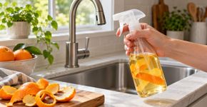 Misturar cascas de laranja com vinagre branco: para que serve e por que é bom para a limpeza da casa