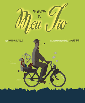 Capa do livro ilustrado Na Garupa do meu tio