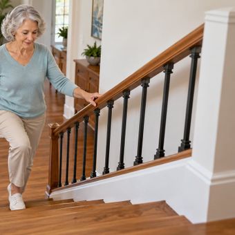 Featured mobile: Três treinadores concordam: “Após os 60 anos, a força e a massa muscular melhoram se você subir e descer escadas todos os dias.”