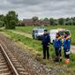 Da redação: Canguru interrompe trânsito numa linha ferroviário na Bélgica