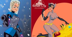 Disney e Batman se unem no traço de Rick Cellis