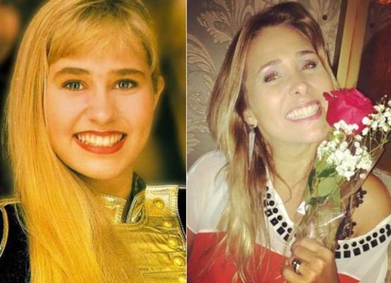 Andréia Faria, a Sorvetão, entrou no lugar de uma segunda assistente de Xuxa chamada Heloísa Morgado