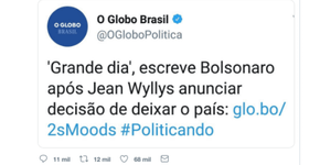 Twitter revela: Bolsonaro vê jornalistas como maiores inimigos