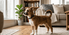 O que significa quando o cachorro abana o rabo para a esquerda?