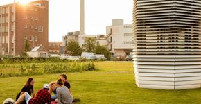 Torre instalada em prédio na Holanda purifica ar poluído