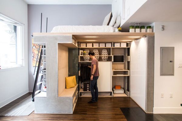 Projeto transforma apartamento minúsculo em espaços confortáveis