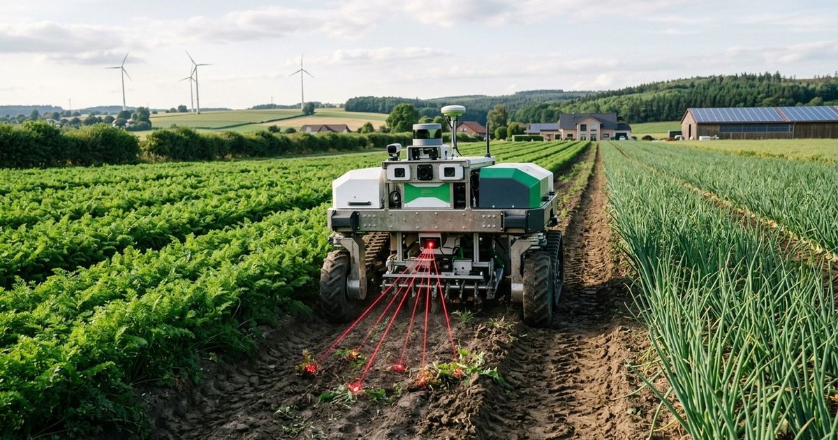 Agricultura de precisão: como lasers com IA estão revolucionando o combate a pragas na Alemanha