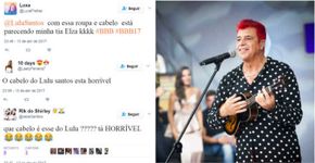 Lulu Santos é criticado por cabelo vermelho e arrasa na resposta