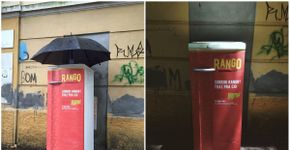 Geladeira oferece comida a moradores de rua em Porto Alegre