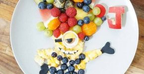 Para filho comer verduras, mãe cria personagens e monstros com alimentos