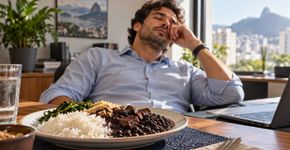 Por que comer arroz com feijão pode dar sono depois do almoço e o que essa sonolência pode revelar sobre a glicose