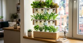 Como fazer uma mini horta hidropônica em casa para colher folhas verdes