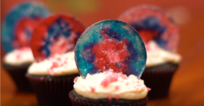 Ágata cupcake: aprenda a fazer uma pedra preciosa comestível!