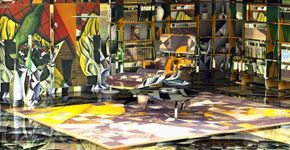 Quartos pintados por artistas famosos como Chagall, Basquiat e Francis Bacon