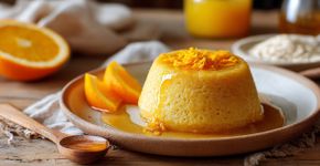 Nem farinha nem açúcar, mas ideal para mate: Pudim de laranja, com uma receita muito simples