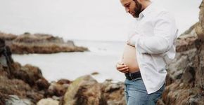 Fotos de homem ‘grávido’ de fast food viralizam na internet